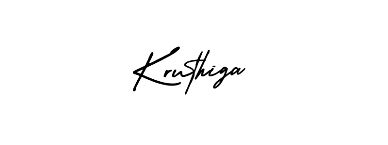 You should practise on your own different ways (AmerikaSignatureDemo-Regular) to write your name (Kruthiga) in signature. don't let someone else do it for you. Kruthiga signature style 3 images and pictures png