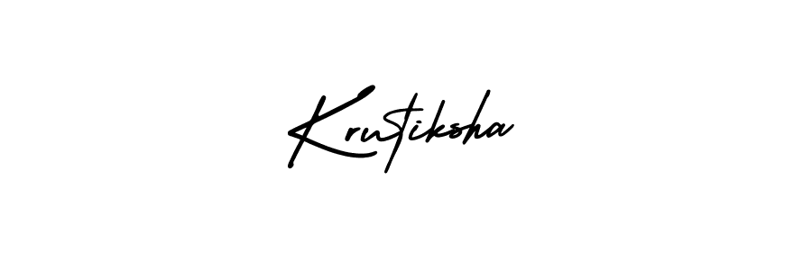 if you are searching for the best signature style for your name Krutiksha. so please give up your signature search. here we have designed multiple signature styles  using AmerikaSignatureDemo-Regular. Krutiksha signature style 3 images and pictures png
