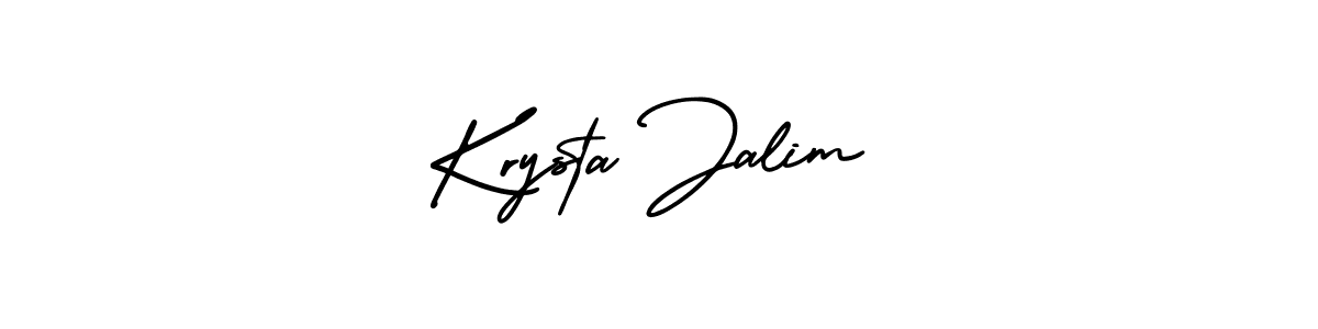 if you are searching for the best signature style for your name Krysta Jalim. so please give up your signature search. here we have designed multiple signature styles  using AmerikaSignatureDemo-Regular. Krysta Jalim signature style 3 images and pictures png