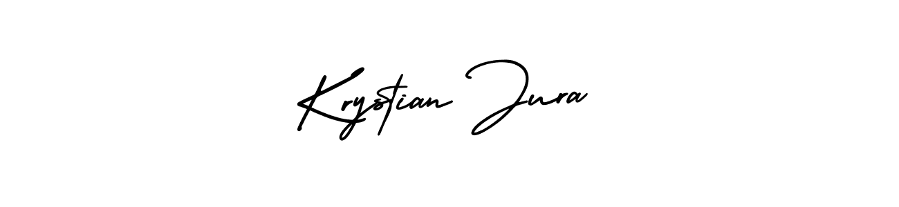 Make a beautiful signature design for name Krystian Jura. With this signature (AmerikaSignatureDemo-Regular) style, you can create a handwritten signature for free. Krystian Jura signature style 3 images and pictures png