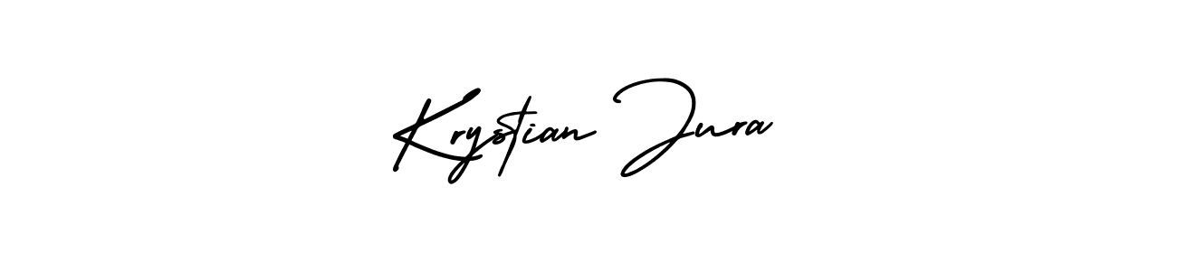 Make a beautiful signature design for name Krystian Jura. With this signature (AmerikaSignatureDemo-Regular) style, you can create a handwritten signature for free. Krystian Jura signature style 3 images and pictures png