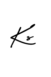 How to make Ks signature? AmerikaSignatureDemo-Regular is a professional autograph style. Create handwritten signature for Ks name. Ks signature style 3 images and pictures png