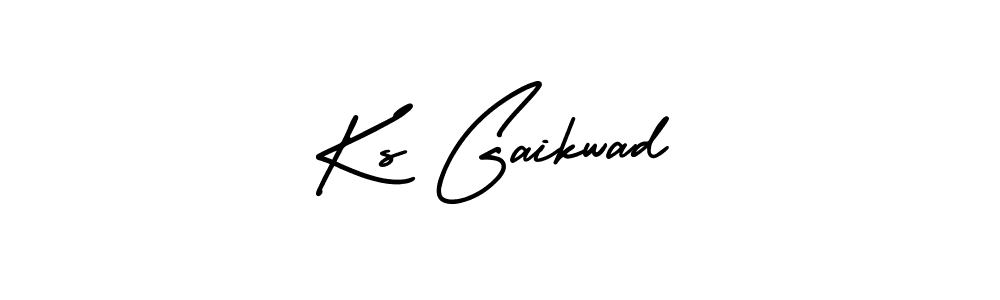 Use a signature maker to create a handwritten signature online. With this signature software, you can design (AmerikaSignatureDemo-Regular) your own signature for name Ks Gaikwad. Ks Gaikwad signature style 3 images and pictures png