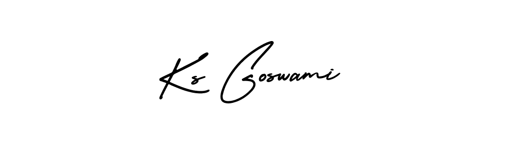 if you are searching for the best signature style for your name Ks Goswami. so please give up your signature search. here we have designed multiple signature styles  using AmerikaSignatureDemo-Regular. Ks Goswami signature style 3 images and pictures png