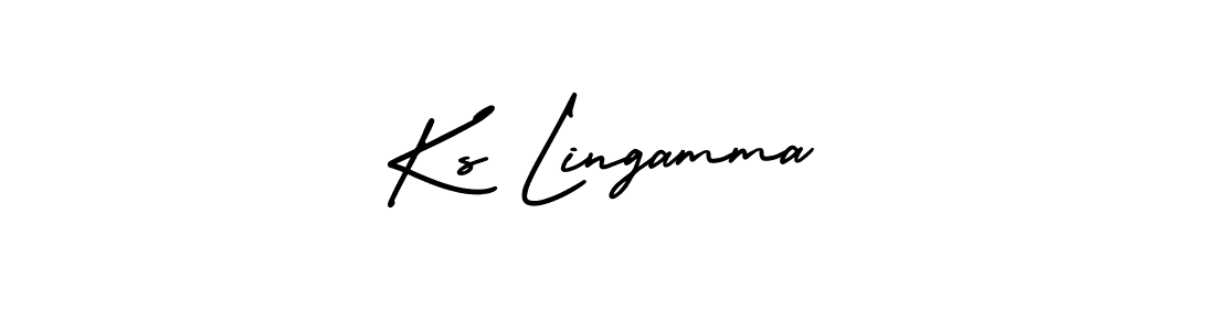 Best and Professional Signature Style for Ks Lingamma. AmerikaSignatureDemo-Regular Best Signature Style Collection. Ks Lingamma signature style 3 images and pictures png