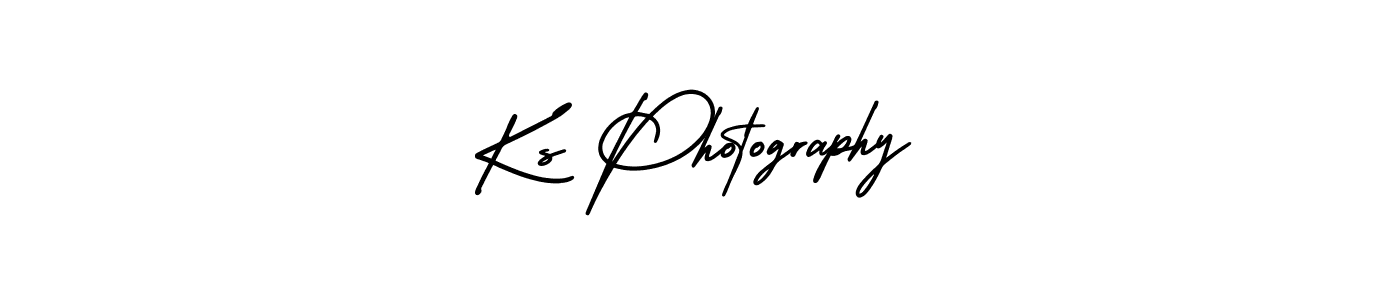 Design your own signature with our free online signature maker. With this signature software, you can create a handwritten (AmerikaSignatureDemo-Regular) signature for name Ks Photography. Ks Photography signature style 3 images and pictures png