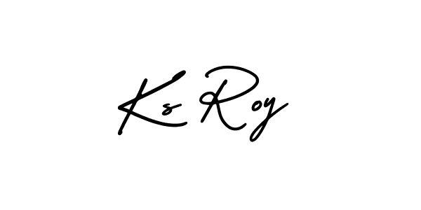 How to Draw Ks Roy signature style? AmerikaSignatureDemo-Regular is a latest design signature styles for name Ks Roy. Ks Roy signature style 3 images and pictures png