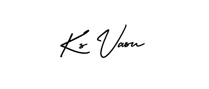 This is the best signature style for the Ks Vasu name. Also you like these signature font (AmerikaSignatureDemo-Regular). Mix name signature. Ks Vasu signature style 3 images and pictures png