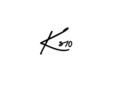 How to make Ks10 signature? AmerikaSignatureDemo-Regular is a professional autograph style. Create handwritten signature for Ks10 name. Ks10 signature style 3 images and pictures png