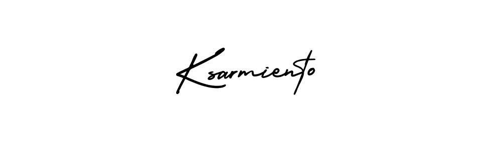 if you are searching for the best signature style for your name Ksarmiento. so please give up your signature search. here we have designed multiple signature styles  using AmerikaSignatureDemo-Regular. Ksarmiento signature style 3 images and pictures png