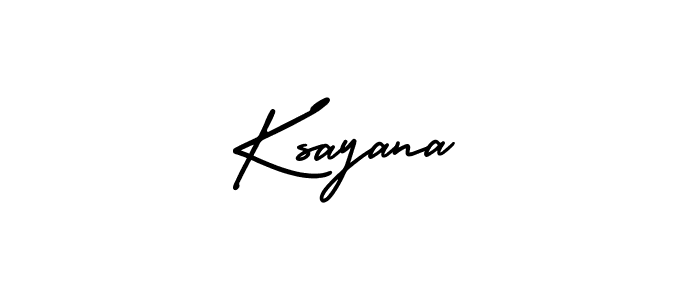 How to Draw Ksayana signature style? AmerikaSignatureDemo-Regular is a latest design signature styles for name Ksayana. Ksayana signature style 3 images and pictures png