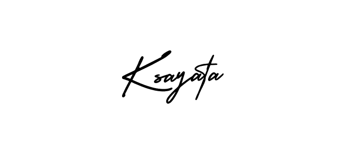 Best and Professional Signature Style for Ksayata. AmerikaSignatureDemo-Regular Best Signature Style Collection. Ksayata signature style 3 images and pictures png