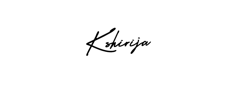 Kshirija stylish signature style. Best Handwritten Sign (AmerikaSignatureDemo-Regular) for my name. Handwritten Signature Collection Ideas for my name Kshirija. Kshirija signature style 3 images and pictures png