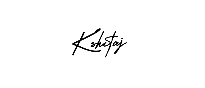 You should practise on your own different ways (AmerikaSignatureDemo-Regular) to write your name (Kshitaj) in signature. don't let someone else do it for you. Kshitaj signature style 3 images and pictures png