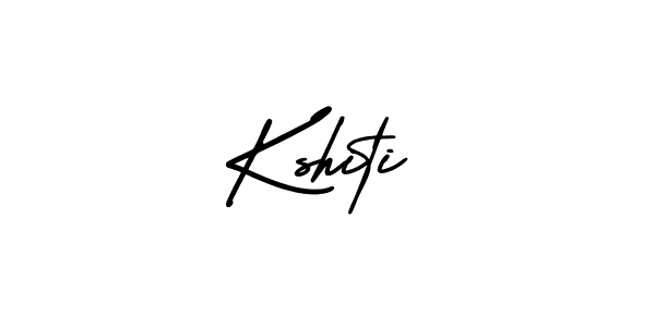 Kshiti stylish signature style. Best Handwritten Sign (AmerikaSignatureDemo-Regular) for my name. Handwritten Signature Collection Ideas for my name Kshiti. Kshiti signature style 3 images and pictures png
