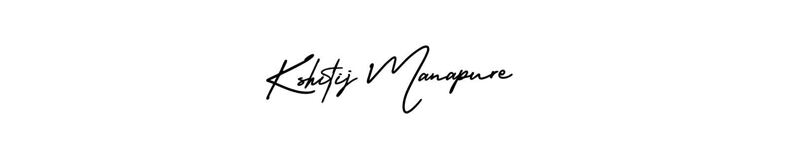 This is the best signature style for the Kshitij Manapure name. Also you like these signature font (AmerikaSignatureDemo-Regular). Mix name signature. Kshitij Manapure signature style 3 images and pictures png
