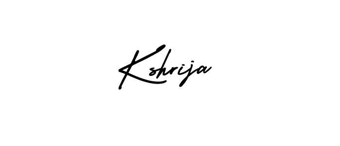 It looks lik you need a new signature style for name Kshrija. Design unique handwritten (AmerikaSignatureDemo-Regular) signature with our free signature maker in just a few clicks. Kshrija signature style 3 images and pictures png