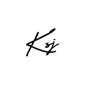 It looks lik you need a new signature style for name Ksj. Design unique handwritten (AmerikaSignatureDemo-Regular) signature with our free signature maker in just a few clicks. Ksj signature style 3 images and pictures png