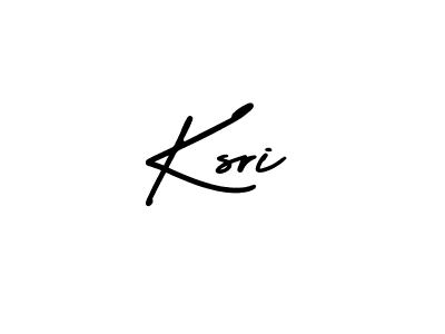 Create a beautiful signature design for name Ksri. With this signature (AmerikaSignatureDemo-Regular) fonts, you can make a handwritten signature for free. Ksri signature style 3 images and pictures png