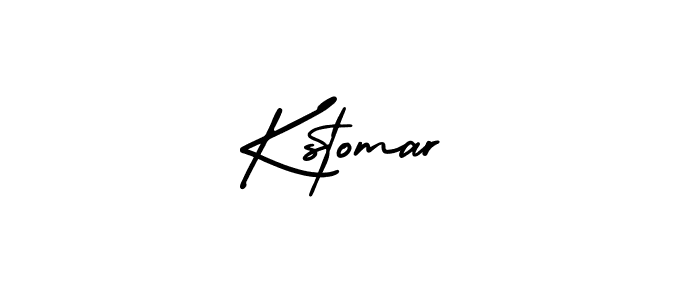 Make a beautiful signature design for name Kstomar. With this signature (AmerikaSignatureDemo-Regular) style, you can create a handwritten signature for free. Kstomar signature style 3 images and pictures png