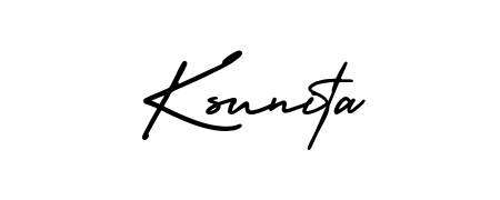 Once you've used our free online signature maker to create your best signature AmerikaSignatureDemo-Regular style, it's time to enjoy signing your documents with Ksunita name. Ksunita signature style 3 images and pictures png