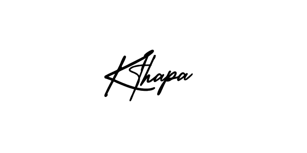 Also we have Kthapa name is the best signature style. Create professional handwritten signature collection using AmerikaSignatureDemo-Regular autograph style. Kthapa signature style 3 images and pictures png