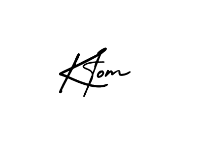Make a beautiful signature design for name Ktom. With this signature (AmerikaSignatureDemo-Regular) style, you can create a handwritten signature for free. Ktom signature style 3 images and pictures png