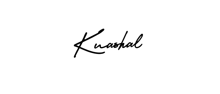 It looks lik you need a new signature style for name Kuashal. Design unique handwritten (AmerikaSignatureDemo-Regular) signature with our free signature maker in just a few clicks. Kuashal signature style 3 images and pictures png