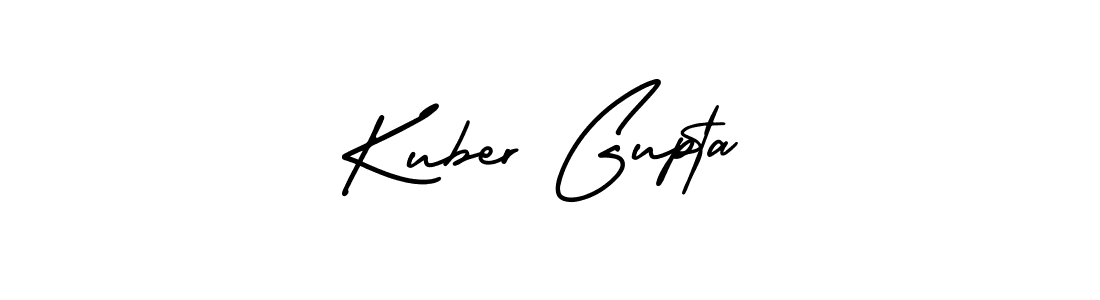 It looks lik you need a new signature style for name Kuber Gupta. Design unique handwritten (AmerikaSignatureDemo-Regular) signature with our free signature maker in just a few clicks. Kuber Gupta signature style 3 images and pictures png
