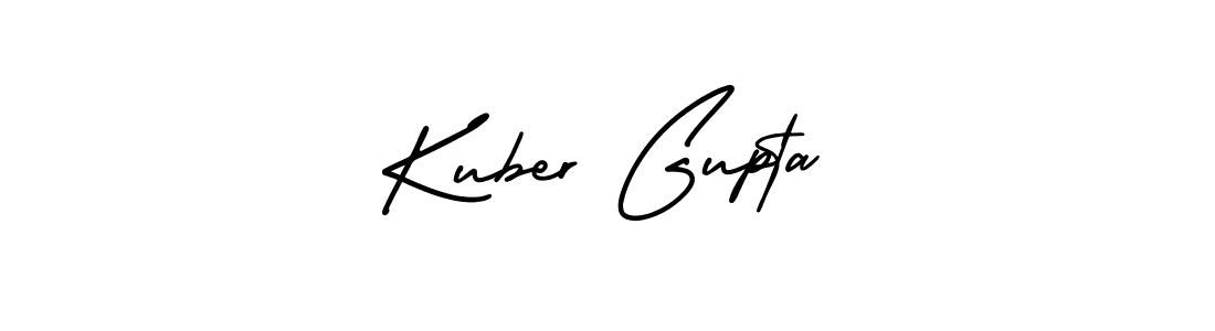 It looks lik you need a new signature style for name Kuber Gupta. Design unique handwritten (AmerikaSignatureDemo-Regular) signature with our free signature maker in just a few clicks. Kuber Gupta signature style 3 images and pictures png