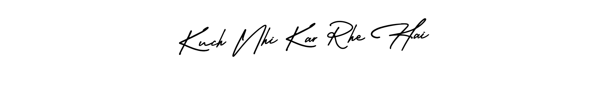 Here are the top 10 professional signature styles for the name Kuch Nhi Kar Rhe Hai. These are the best autograph styles you can use for your name. Kuch Nhi Kar Rhe Hai signature style 3 images and pictures png