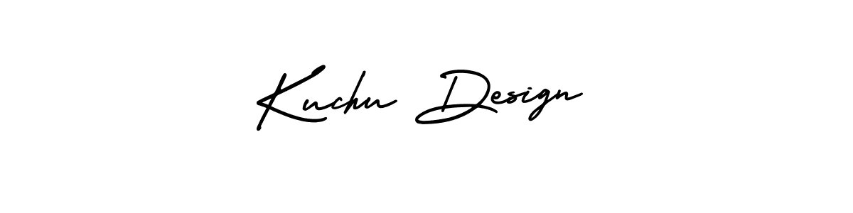 How to make Kuchu Design name signature. Use AmerikaSignatureDemo-Regular style for creating short signs online. This is the latest handwritten sign. Kuchu Design signature style 3 images and pictures png