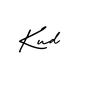 Design your own signature with our free online signature maker. With this signature software, you can create a handwritten (AmerikaSignatureDemo-Regular) signature for name Kud. Kud signature style 3 images and pictures png