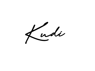 Make a beautiful signature design for name Kudi. With this signature (AmerikaSignatureDemo-Regular) style, you can create a handwritten signature for free. Kudi signature style 3 images and pictures png