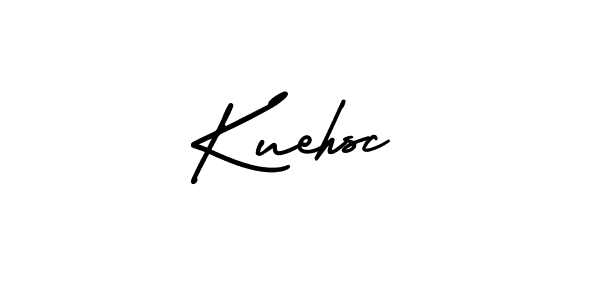 How to make Kuehsc signature? AmerikaSignatureDemo-Regular is a professional autograph style. Create handwritten signature for Kuehsc name. Kuehsc signature style 3 images and pictures png