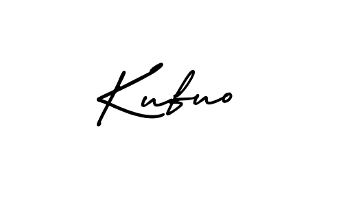 Use a signature maker to create a handwritten signature online. With this signature software, you can design (AmerikaSignatureDemo-Regular) your own signature for name Kufuo. Kufuo signature style 3 images and pictures png