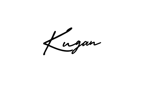 Use a signature maker to create a handwritten signature online. With this signature software, you can design (AmerikaSignatureDemo-Regular) your own signature for name Kugan. Kugan signature style 3 images and pictures png