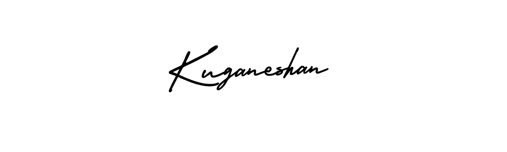 Make a beautiful signature design for name Kuganeshan. With this signature (AmerikaSignatureDemo-Regular) style, you can create a handwritten signature for free. Kuganeshan signature style 3 images and pictures png