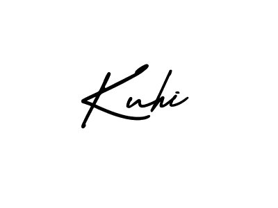 You should practise on your own different ways (AmerikaSignatureDemo-Regular) to write your name (Kuhi) in signature. don't let someone else do it for you. Kuhi signature style 3 images and pictures png