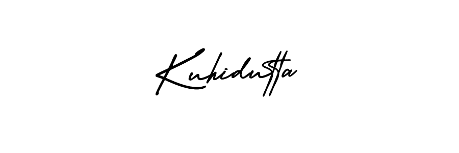 This is the best signature style for the Kuhidutta name. Also you like these signature font (AmerikaSignatureDemo-Regular). Mix name signature. Kuhidutta signature style 3 images and pictures png