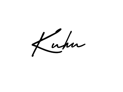 How to make Kuhu signature? AmerikaSignatureDemo-Regular is a professional autograph style. Create handwritten signature for Kuhu name. Kuhu signature style 3 images and pictures png