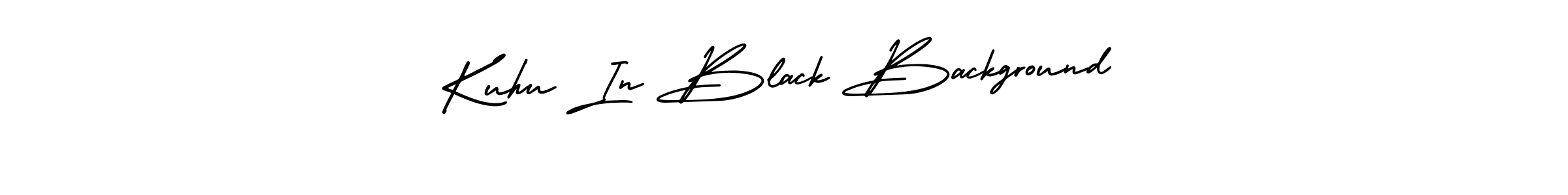 How to make Kuhu In Black Background signature? AmerikaSignatureDemo-Regular is a professional autograph style. Create handwritten signature for Kuhu In Black Background name. Kuhu In Black Background signature style 3 images and pictures png