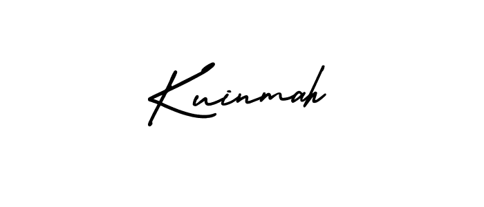 Similarly AmerikaSignatureDemo-Regular is the best handwritten signature design. Signature creator online .You can use it as an online autograph creator for name Kuinmah. Kuinmah signature style 3 images and pictures png