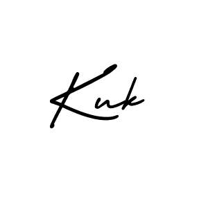 It looks lik you need a new signature style for name Kuk. Design unique handwritten (AmerikaSignatureDemo-Regular) signature with our free signature maker in just a few clicks. Kuk signature style 3 images and pictures png