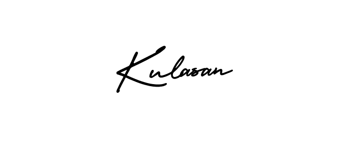 Design your own signature with our free online signature maker. With this signature software, you can create a handwritten (AmerikaSignatureDemo-Regular) signature for name Kulasan. Kulasan signature style 3 images and pictures png