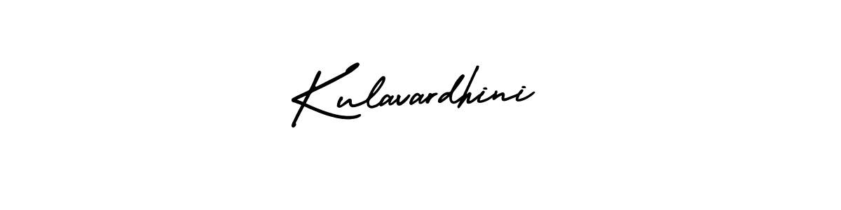 Use a signature maker to create a handwritten signature online. With this signature software, you can design (AmerikaSignatureDemo-Regular) your own signature for name Kulavardhini. Kulavardhini signature style 3 images and pictures png