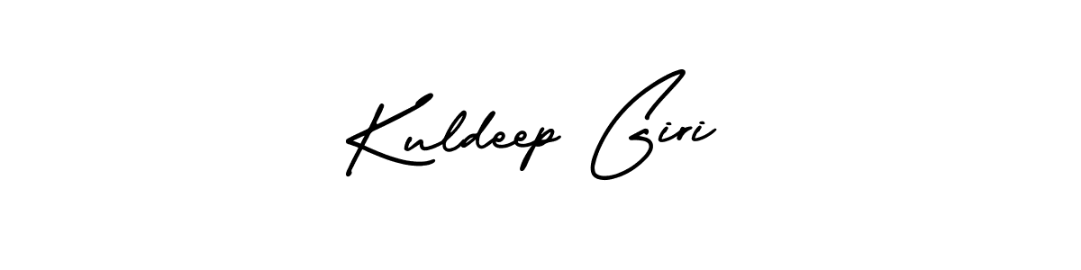 Make a beautiful signature design for name Kuldeep Giri. With this signature (AmerikaSignatureDemo-Regular) style, you can create a handwritten signature for free. Kuldeep Giri signature style 3 images and pictures png