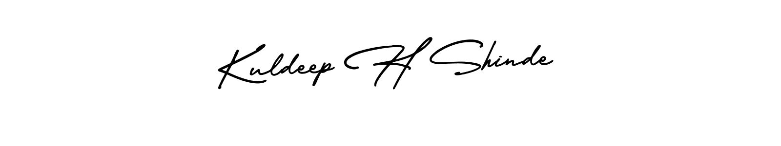 You can use this online signature creator to create a handwritten signature for the name Kuldeep H Shinde. This is the best online autograph maker. Kuldeep H Shinde signature style 3 images and pictures png