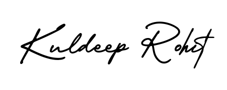 The AmerikaSignatureDemo-Regular signature style provides a bold statement for name Kuldeep Rohit. Designed for business owners, executives, and leaders. Kuldeep Rohit signature style 3 images and pictures png