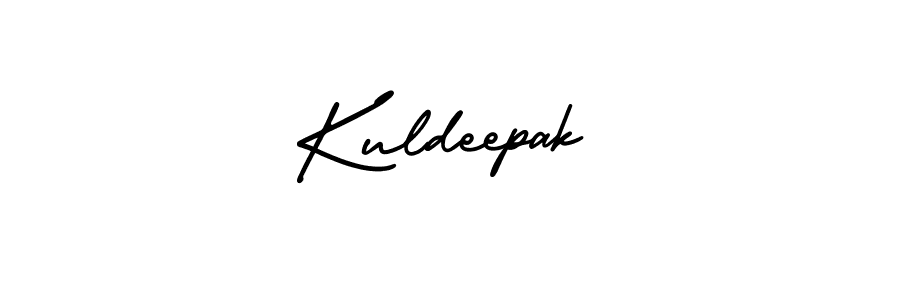 Kuldeepak stylish signature style. Best Handwritten Sign (AmerikaSignatureDemo-Regular) for my name. Handwritten Signature Collection Ideas for my name Kuldeepak. Kuldeepak signature style 3 images and pictures png